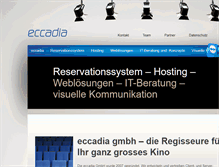 Tablet Screenshot of eccadia.com